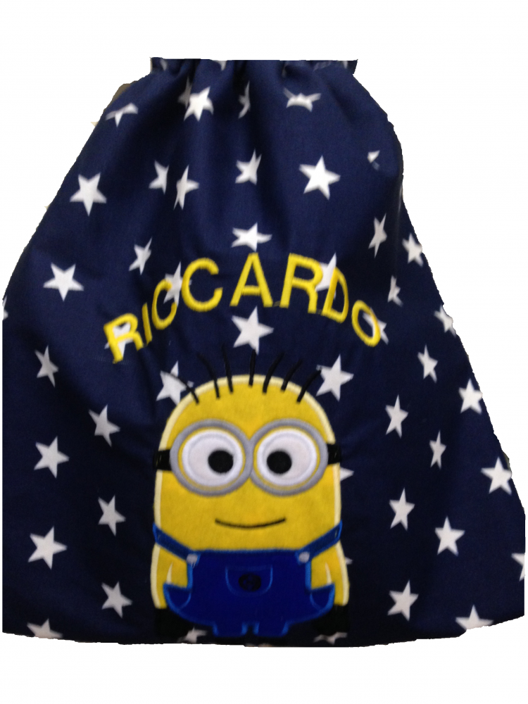 Sacchetto Zainetto per la scuola, per lo shopping ma anche per le attivit ricreative.