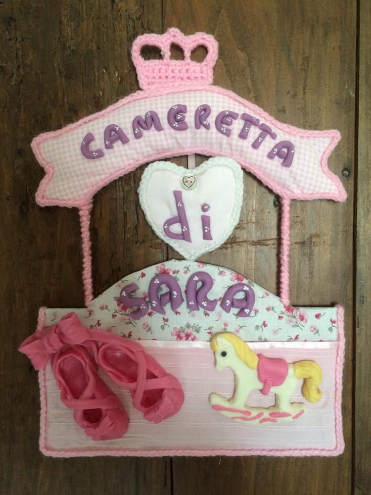 Targa cameretta bimba