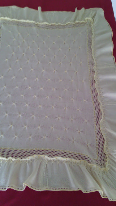 coperta per culla maglia lana cotone