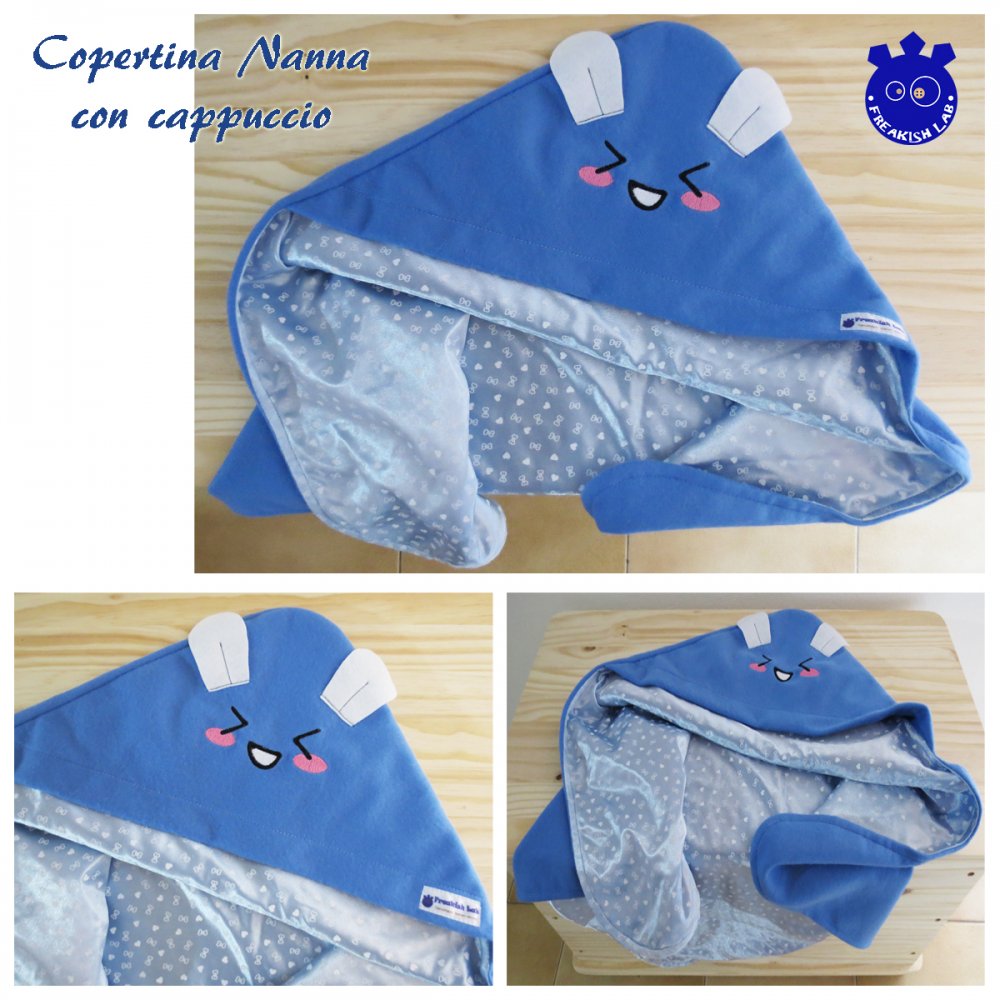 Copertina con cappuccio 4 stagioni 