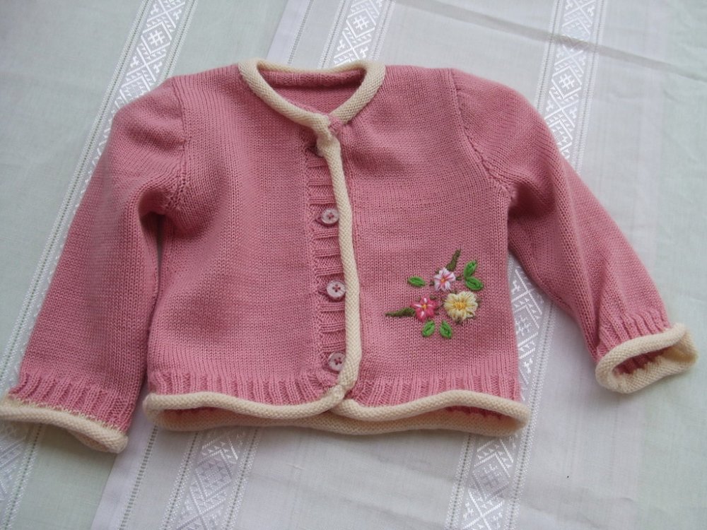 cardigan golfino bimba lana maglia