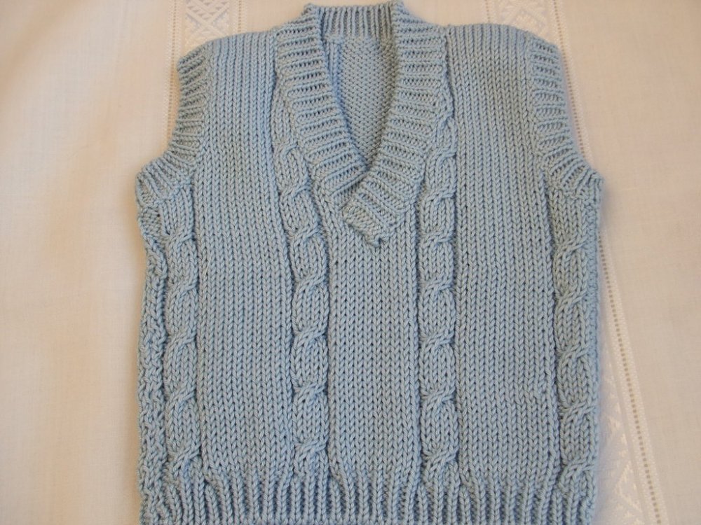 golfino gilet bimbo + calzini cotone maglia 