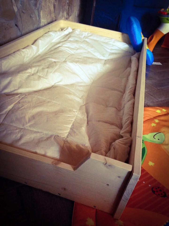 Letto Montessoriano Happy Babies - Letto Montessori Abete 120x60  