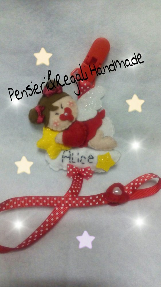 Portaciuccio Angelo personalizzabile