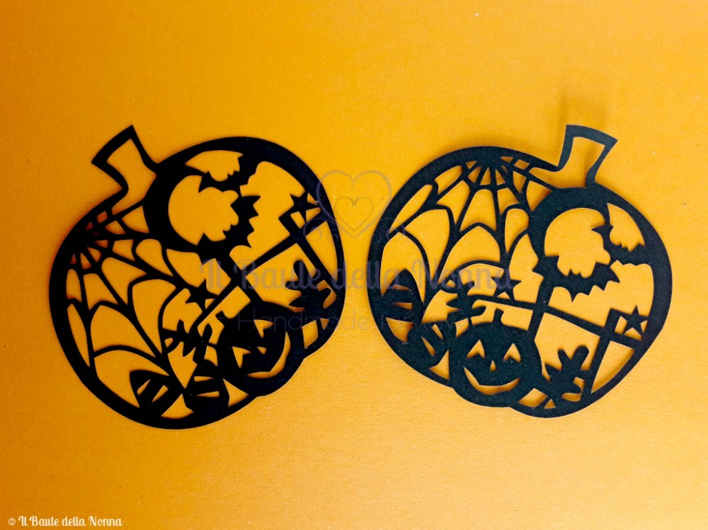 SET 2 SAGOME ZUCCA DECORATA HALLOWEEN (art. 94)