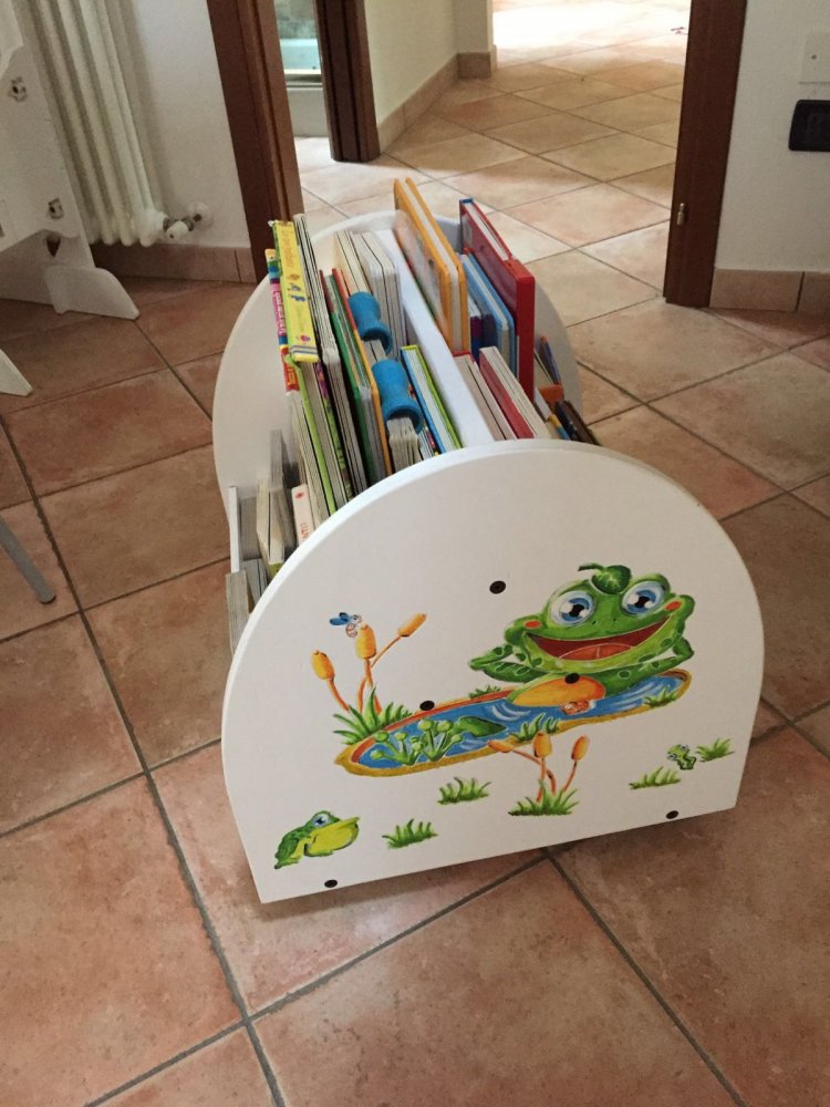 Libreria A Pavimento Stampo Montessoriano