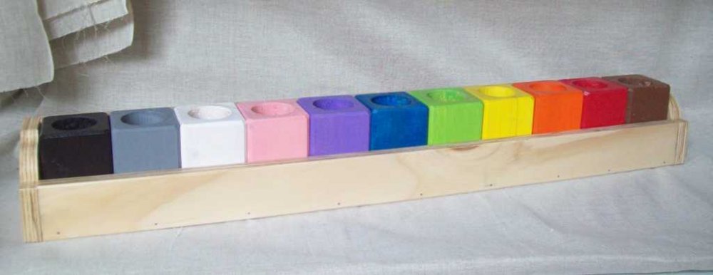 Gioco Porta Colori Montessoriano