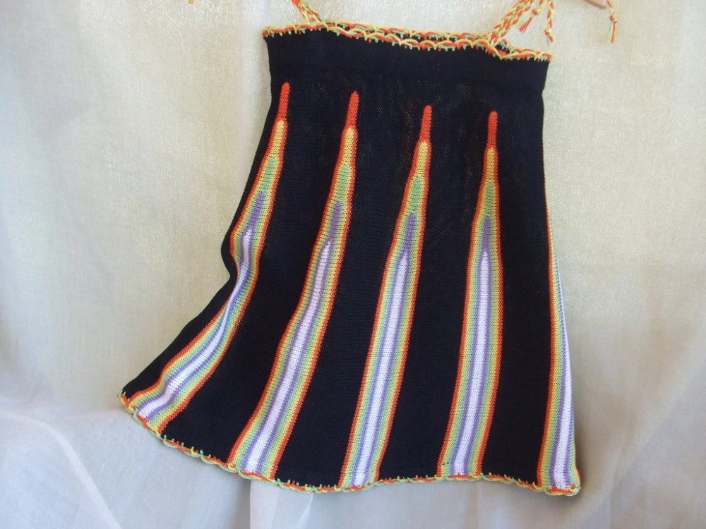 vestito bimba cotone maglia colorato