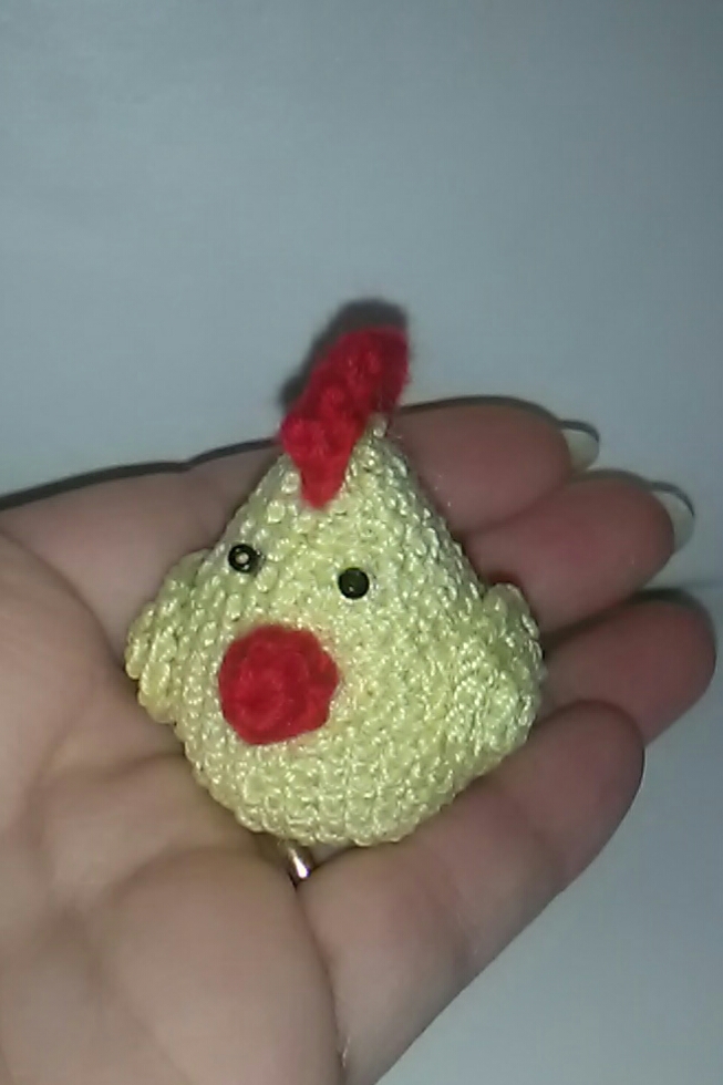 Gallo uncinetto, bomboniera, regalo per Pasqua.