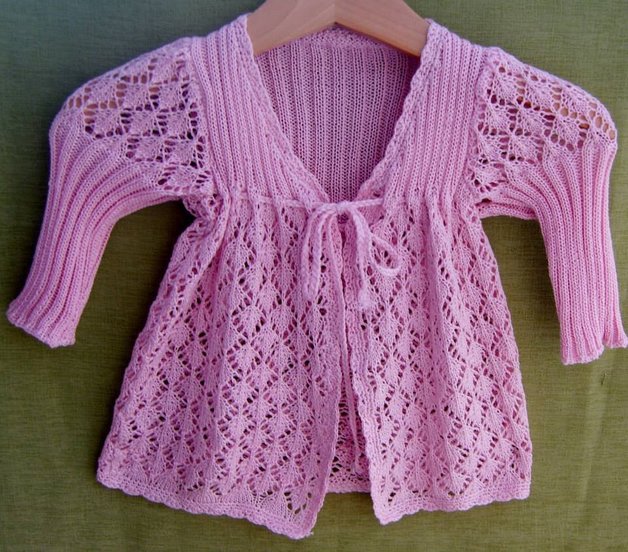 cardigan bimba cotone maglia