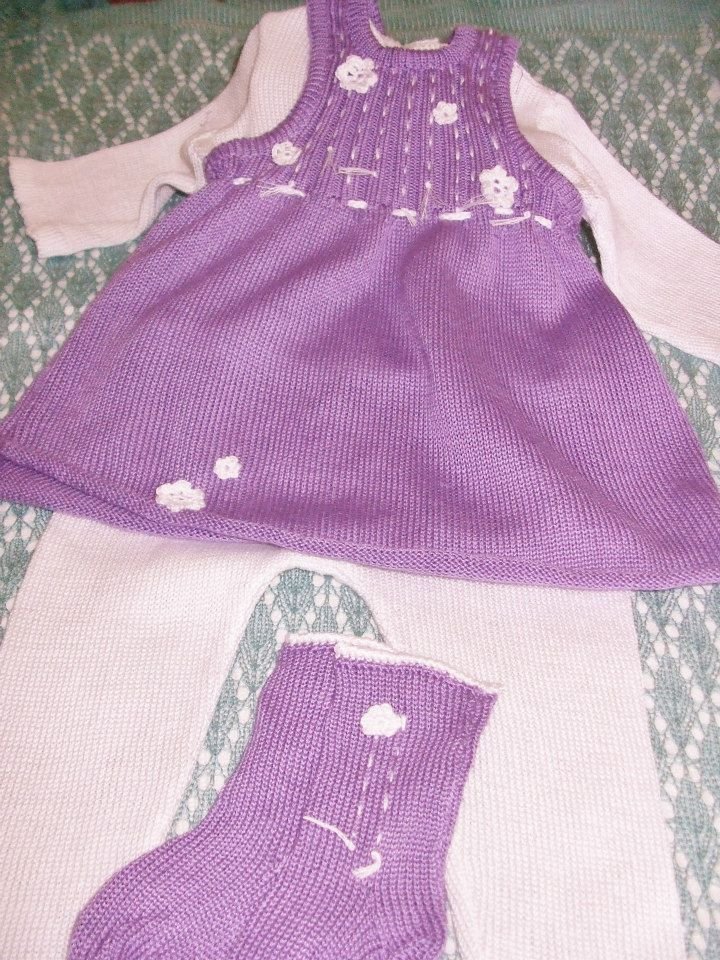 completino bimba cotone maglia