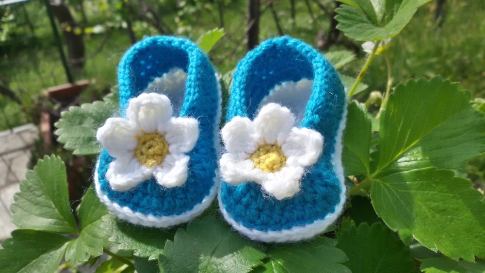 Ballerina Blu con Fiore