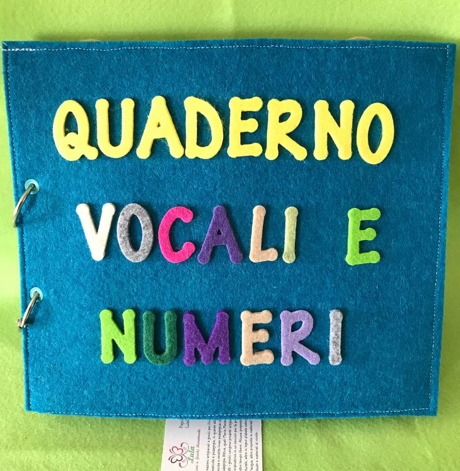 Quaderno primo apprendimento: numeri e vocali
