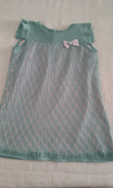 vestito maglia abito cotone bimba