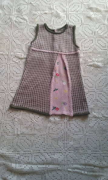 abito vestito bimba cotone maglia 