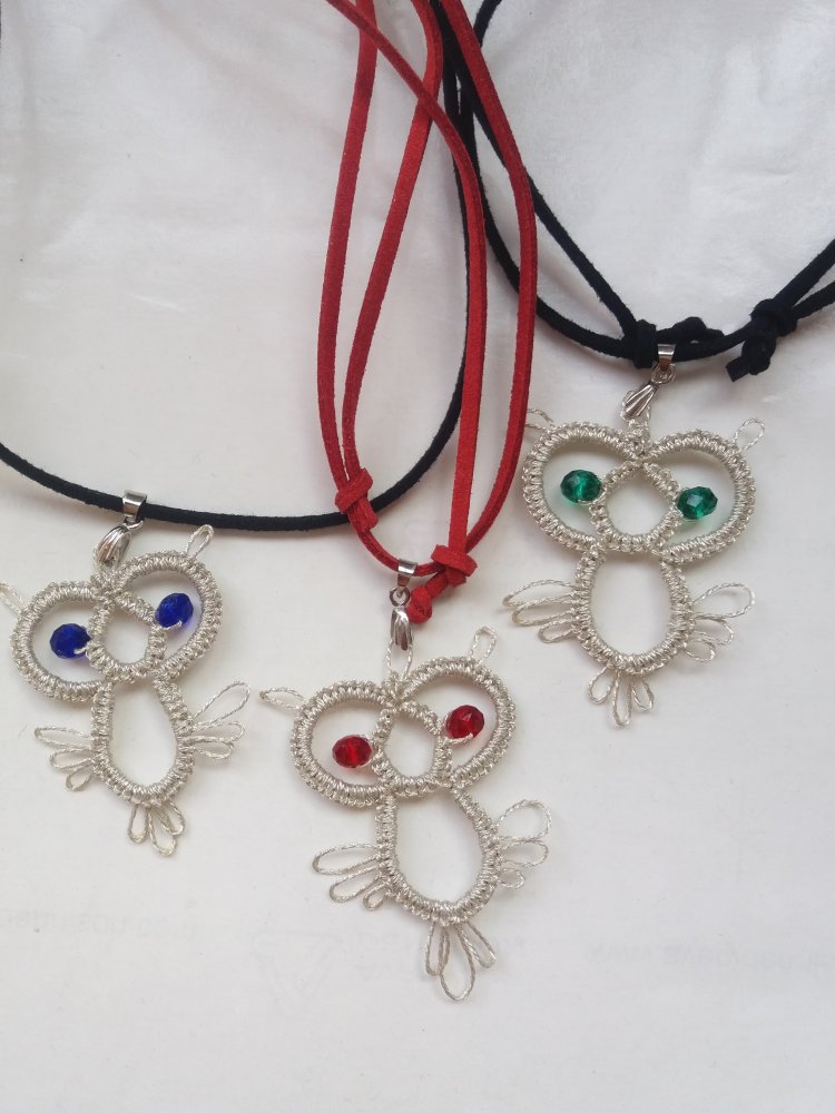collana gufetto porta fortuna