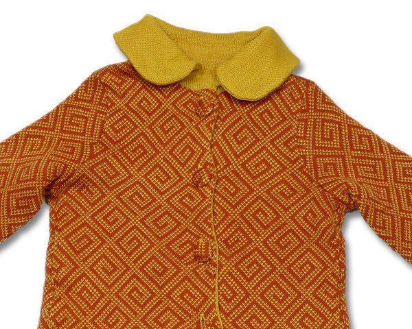 cappotto bimba lana maglia 