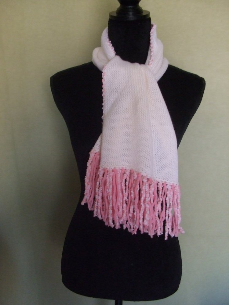 sciarpa + cappello lana maglia bimba