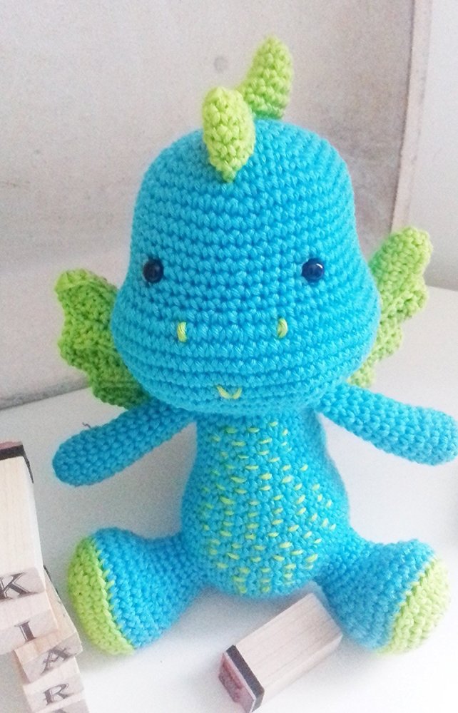 Arduino _ draghetto amigurumi all'uncinetto per bambini e neonati