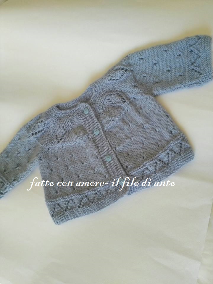 Maglia coprifasce bambino in pura lana