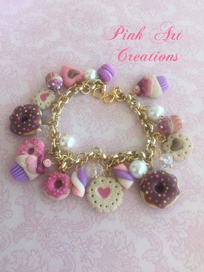 Braccialetto con dolcetti fimo