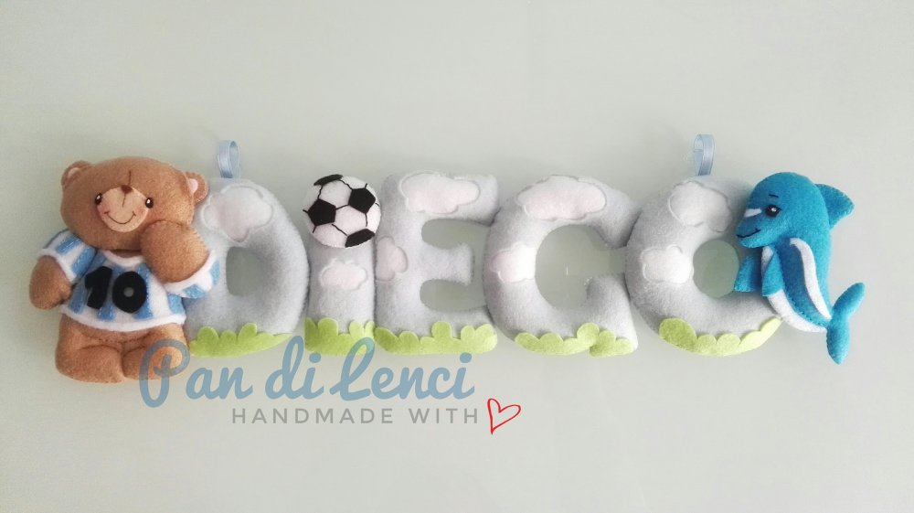 Striscione Personalizzato Per Nascita – Orsetto Azzurro, PVC Per Esterno, 100x50 Cm, Con Occhielli