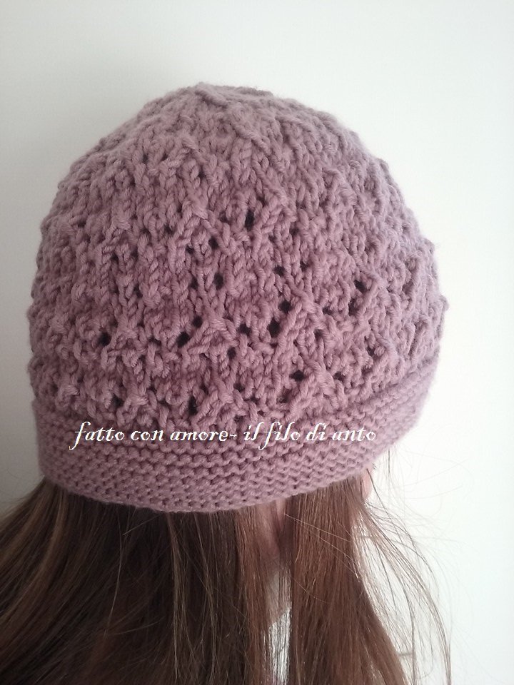 Cappello donna in lana merinos