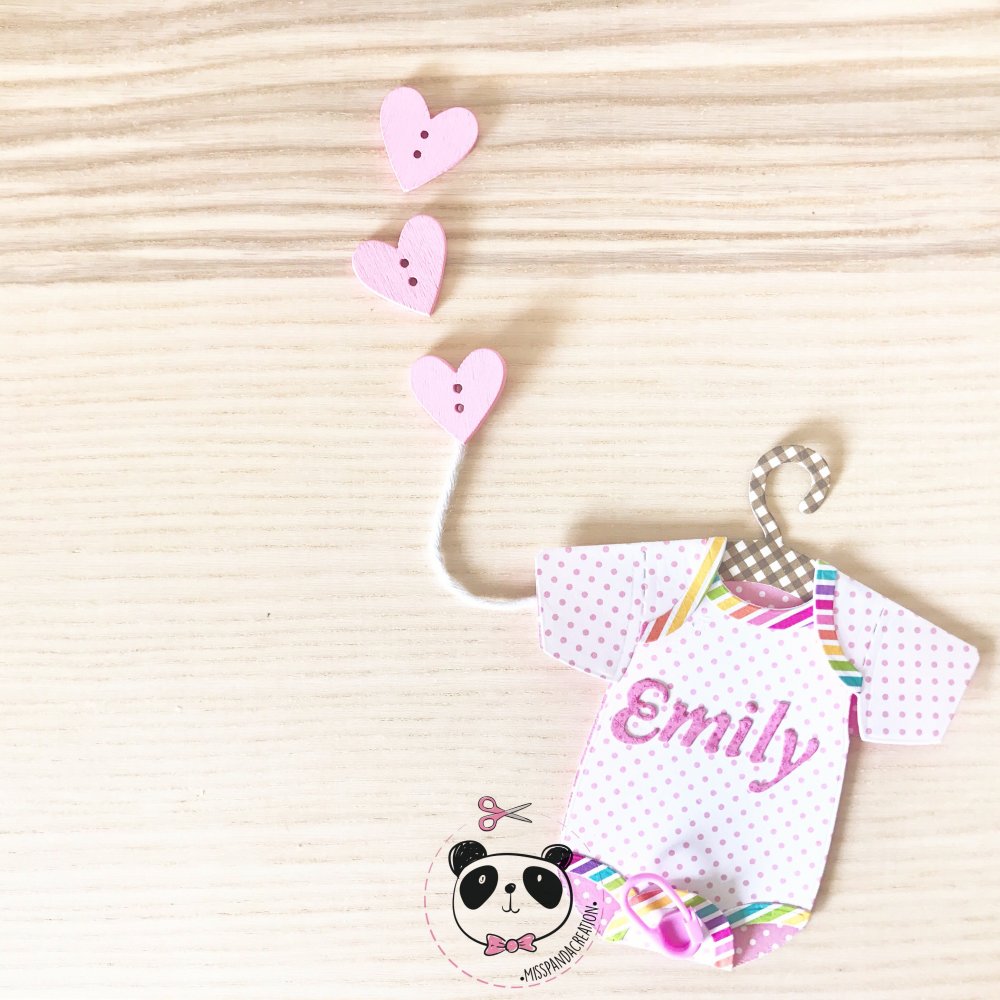Baby Card - Bigliettino personalizzato bambina