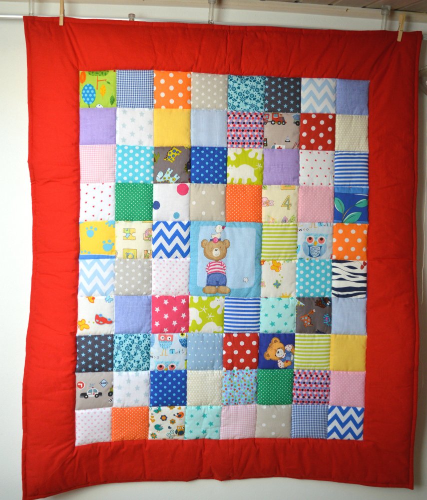 Copertina Trapunta Patchwork neonato