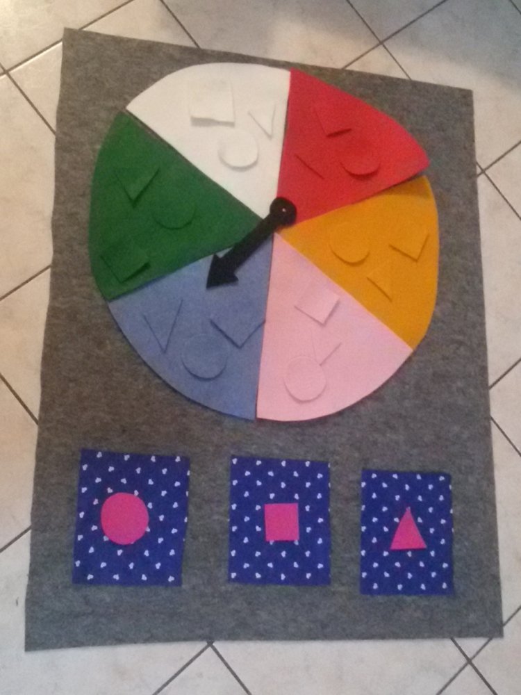 LA RUOTA DEI COLORI - TAPPETO 