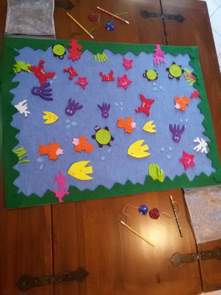 LA PESCA MAGNETICA - TAPPETO GIOCO