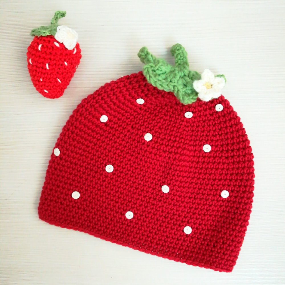 Berretto fragola