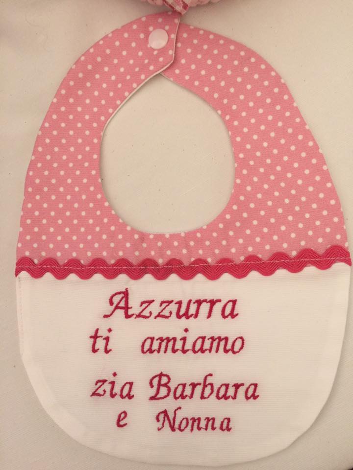 Bavaglino personalizzabile neonato