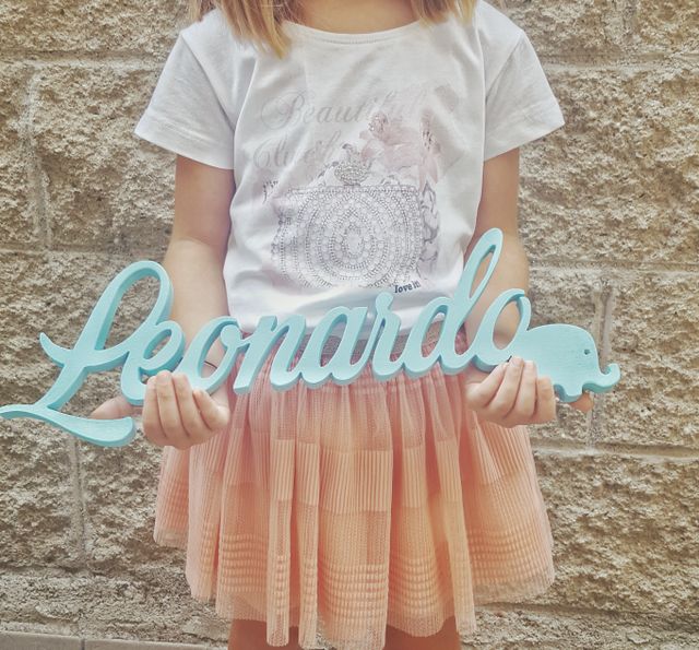 Nome In Legno con Sagoma