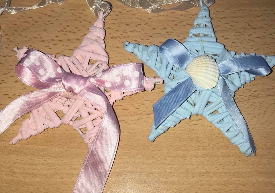 BOMBONIERE STELLE IN VIMINI
