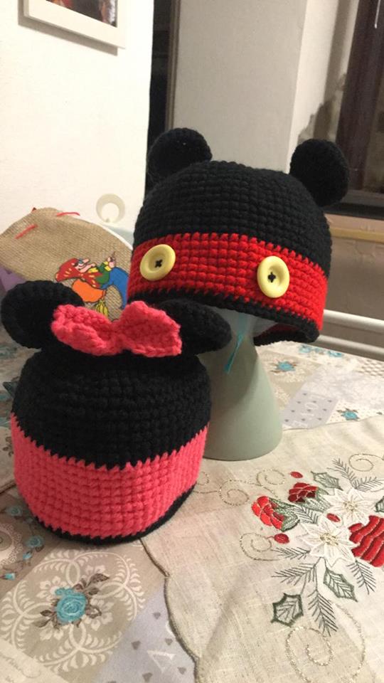 CAPPELLO BERRETTO MINNIE TOPOLINO TOPOLINA