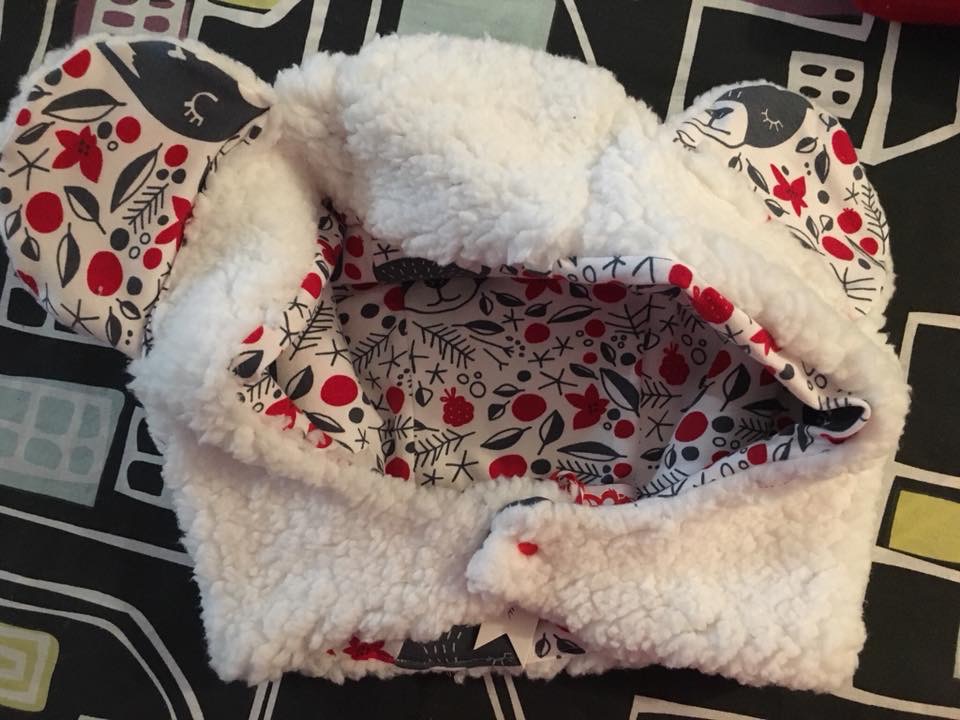 Cappello peloso orsetto