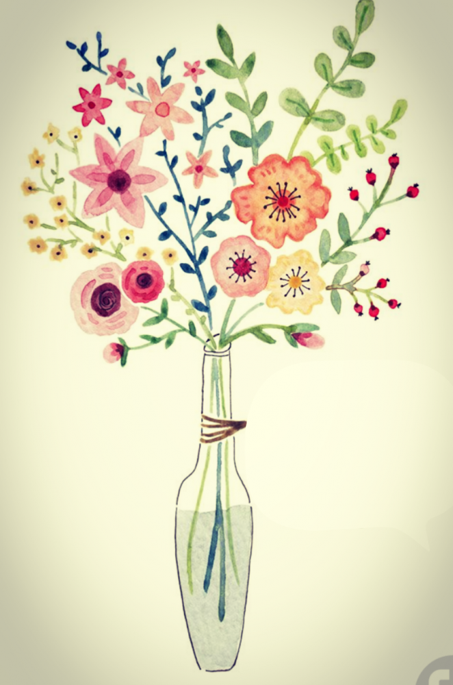 Acquerello decorazione/bomboniera/regalo