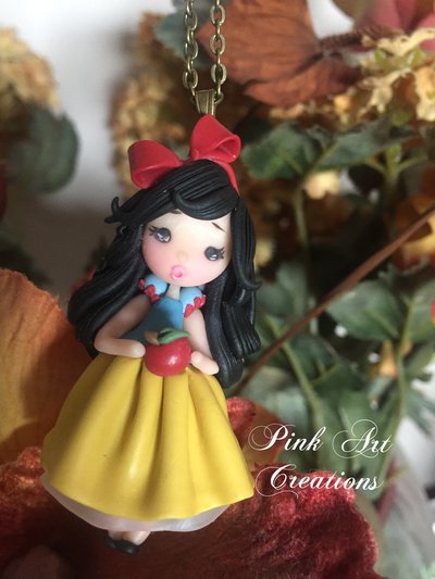 Non pi disponibile- Collana ciondolo Biancaneve