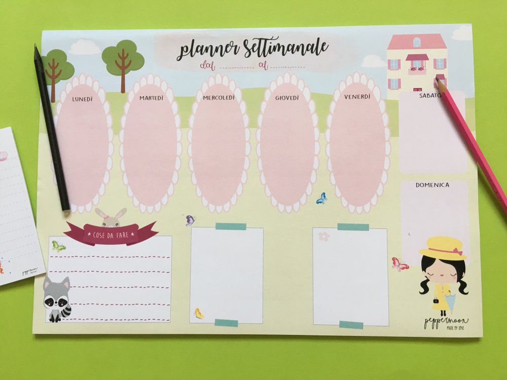 PLANNER SETTIMANALE INCANTO (PROMO)