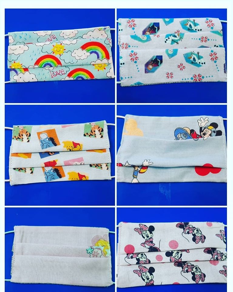 Mascherine double face per bambini