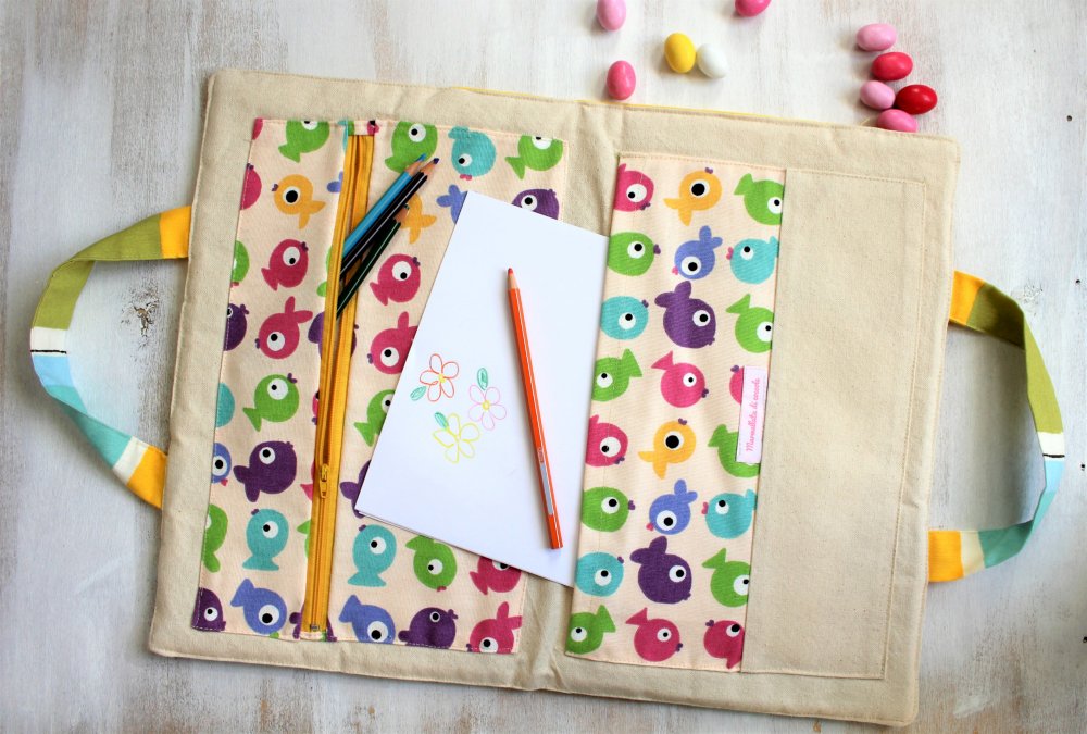 borsa dell'artista per bambini creativi