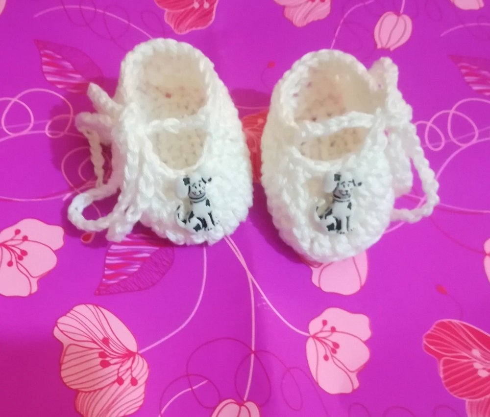 Scarpette scarpine neonato uncinetto crochet