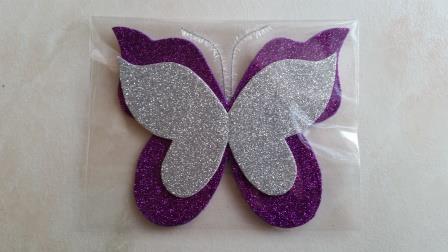 Segnaposto farfalla glitter