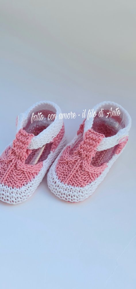 Scarpine sandali neonata 