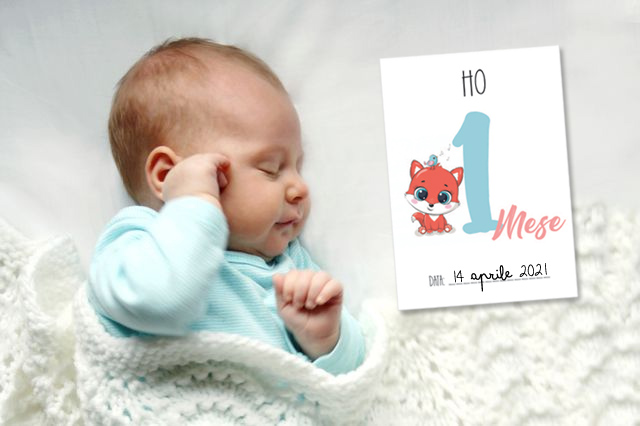 Milestone Baby Card