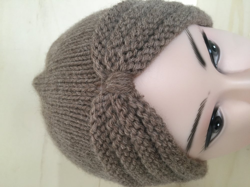 Cappello turbante in pura lana 100%  da donna