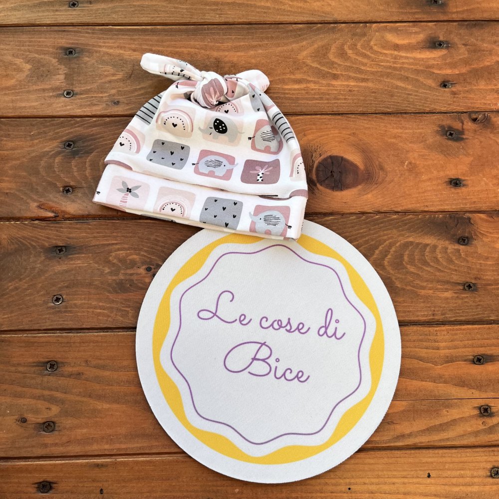 PRONTA CONSEGNA - cappellino Nodino taglia neonato PRONTA CONSEGNA - cappellino Nodino taglia neonato