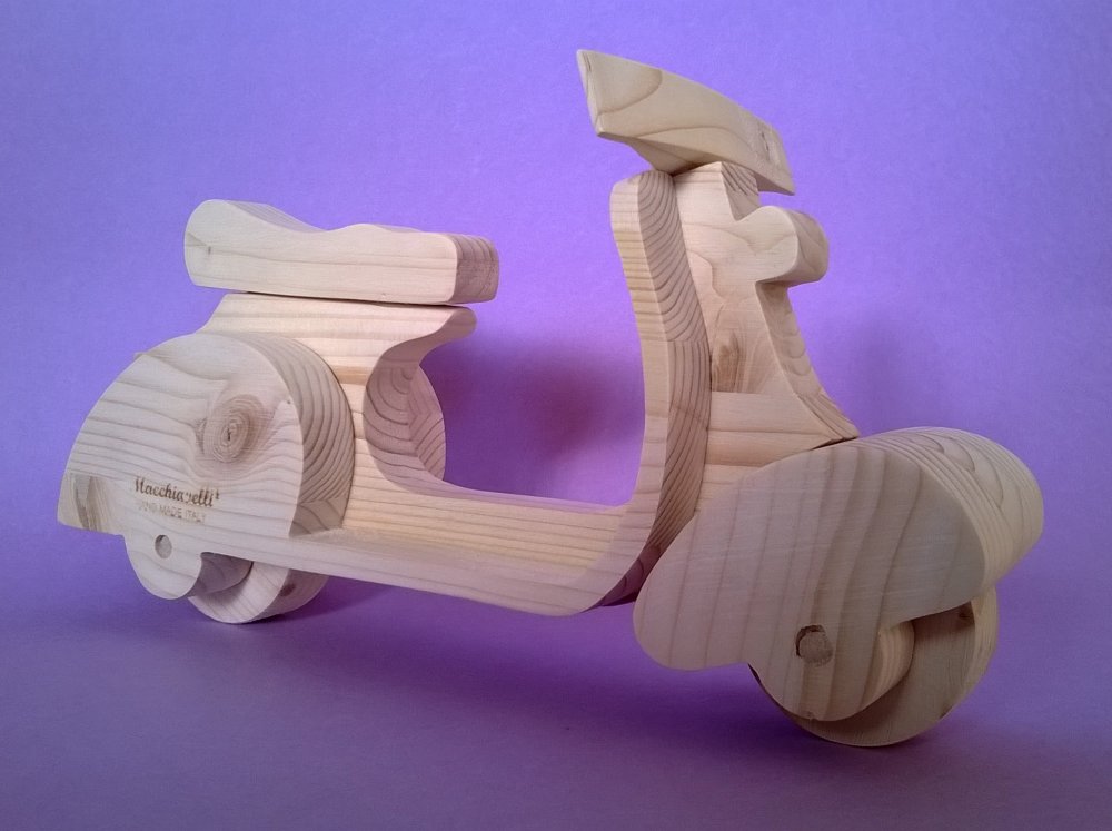 Vespa legno per bambini modello 