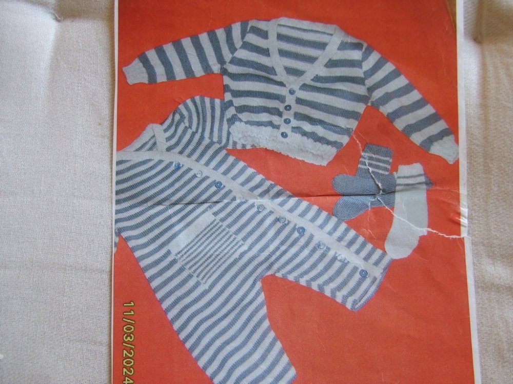 tutina + cardigan + calzini lana maglia bimbo